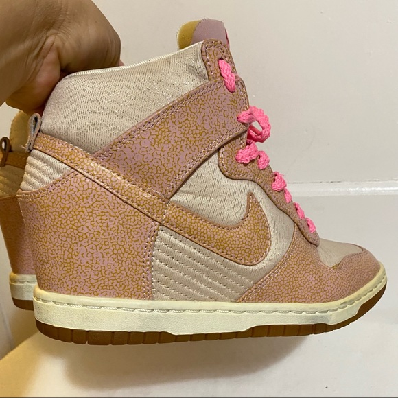 Nike Dunk Sky Hi Vintage Hidden Wedge Sneakers 7.5 EUC As is. See images - Picture 11 of 14